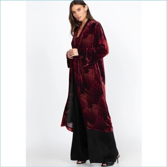 Johnny Was beautiful velvet duster NWT - Picture 5 of 8